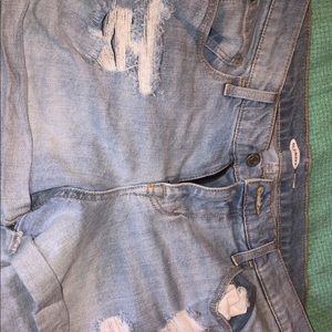 Oh navy blue Jean shorts